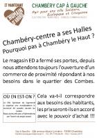 Des Halles à Chambéry le Haut !