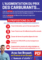 [Tract] Augmentation du prix de l'essence, 5 propositions du PCF