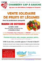 Vente de légumes à prix coutants - Chambéry