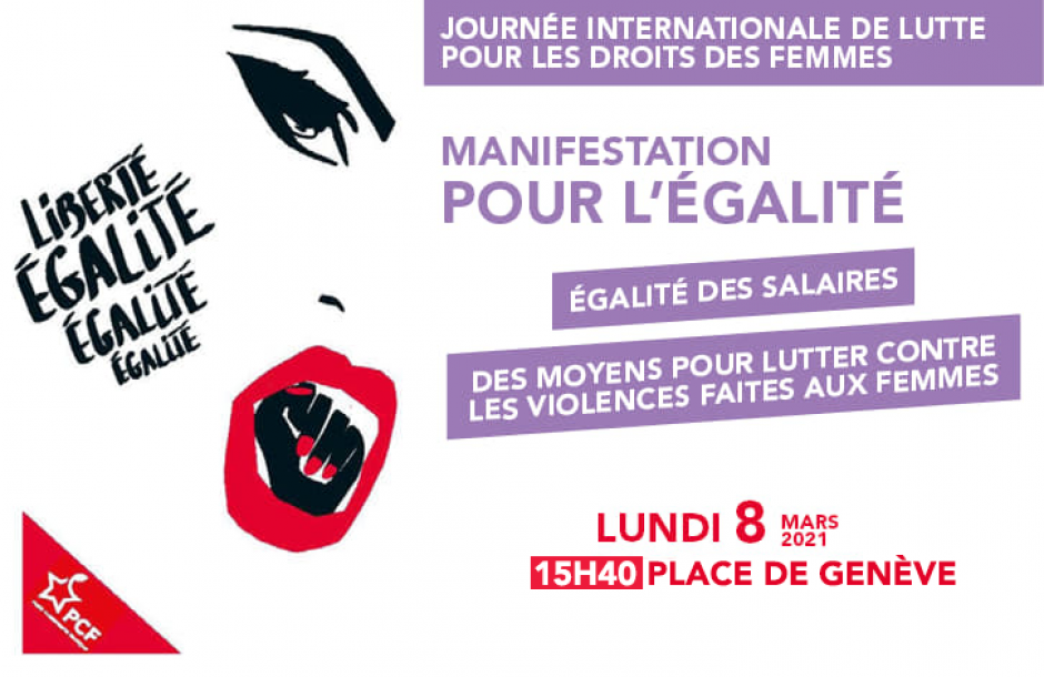 [Mobilisation] Journée internationale des droits des femmes