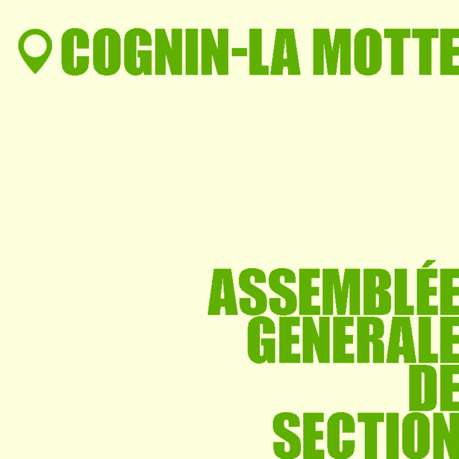 [Cognin-La Motte] AG de section