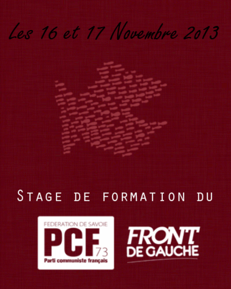Stage de formation du PCF - Novembre