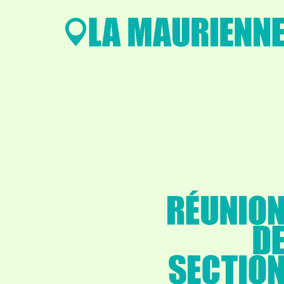 [Maurienne] Réunion de section